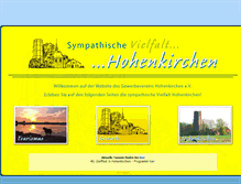 Tablet Screenshot of hohenkirchen.de